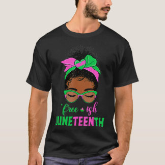 Juneteenth Aka bevriezen sinds 1865 Onafhankelijkh T-shirt