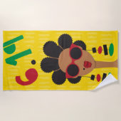 Juneteenth Beach Towel Strandlaken (Voorkant)
