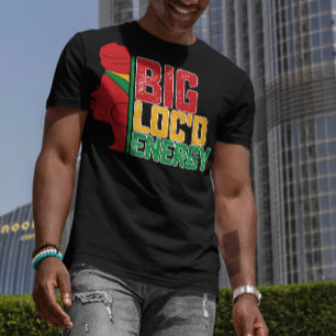 Juneteenth Big Locd Energy Black Freedom T-shirt