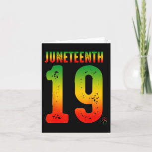 Juneteenth Black African American Ancestors Freedo Kaart