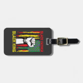 Juneteenth Black Father Day Dad King Celebrating F Bagagelabel (Voorkant horizontaal)