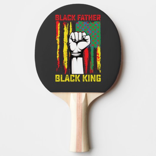 Juneteenth Black Father Day Dad King Celebrating F Tafeltennisbatje (Voorkant)