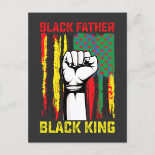 Juneteenth Black Father Day Dad King Celebrating F Uitnodiging Briefkaart
