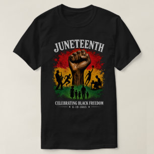 Juneteenth Black Freedom Celebration Erfgoed T-shirt