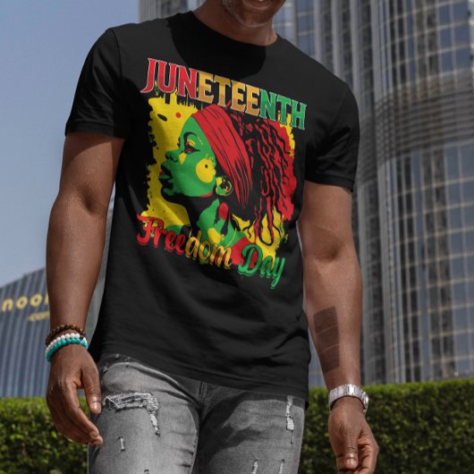 Juneteenth Black Freedom Day 1865 Loc T-shirt