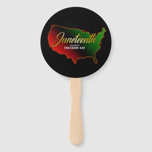 Juneteenth Black Heritage Handwaaier (Voorkant)