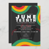 Juneteenth Black History 1865 Vrijheidsviering Kaart (Voorkant / Achterkant)