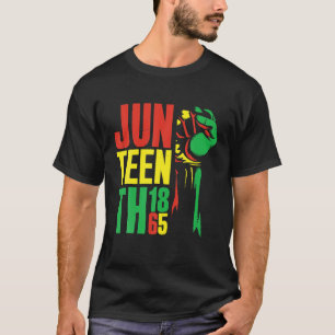 Juneteenth Black History-maand Citaat T-shirt