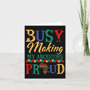 Juneteenth Black History Maand Making Mijn Vooroud Kaart