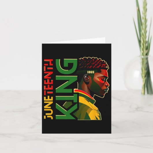 Juneteenth Black King 1 Kaart (Voorkant)