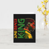 Juneteenth Black King 1 Kaart (Gele Bloem)