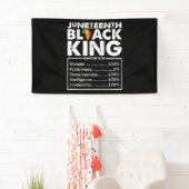 Juneteenth Black King Voedingsfeiten Melanine Spandoek (Insitu)