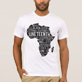 Juneteenth Black Lives Matter T-shirt (Voorkant)