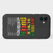 Juneteenth Black Queen Voedingswaarde Feiten Case-Mate iPhone Case (Achterkant (horizontaal))