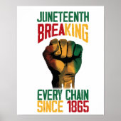 Juneteenth Breaking Kettingen Poster (Voorkant)