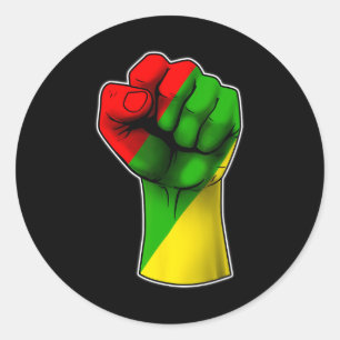 Juneteenth Celebrates Black African American Freed Ronde Sticker