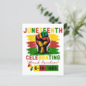 Juneteenth Celebrating Black Freedom Black Geschie (Staand voorkant)