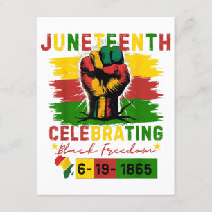 Juneteenth Celebrating Black Freedom Black Geschie Informatiekaartje