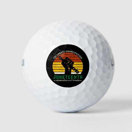 Juneteenth Celebrating Freedom Golfballen (Voorkant)