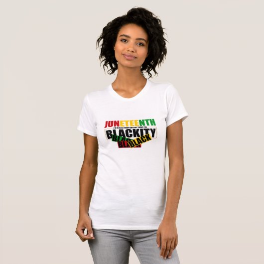 Juneteenth Celebration T-shirt (Voorkant volledig)