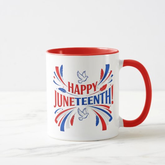 Juneteenth Celebratory Coffee Mug (11 oz.) (Droite)