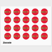 Juneteenth Classic Ronde Sticker (Vel)