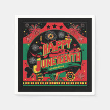 Juneteenth Cocktail servetten