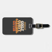 Juneteenth Curly Coily Curvy Caramel Cutie Bagagelabel (Voorkant horizontaal)