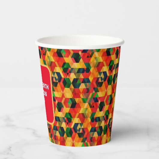 Juneteenth document koppen papieren bekers (Achterkant)