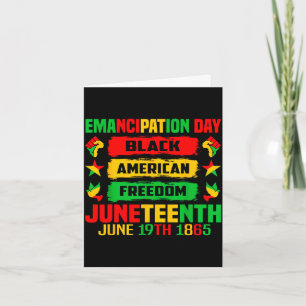 Juneteenth emancipatie dag zwart 19 juni 1865 kaart