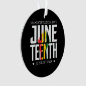 Juneteenth | Emancipation Day | Red Black Green (devant)
