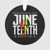 Juneteenth | Emancipation Day | Red Black Green (devant)