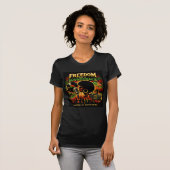 Juneteenth Freedom a une bande sonore T-shirt (Devant entier)