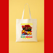 Juneteenth Freedom Day viert zwarte geschiedenis Tote Bag