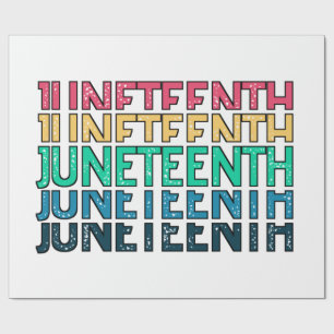 Juneteenth, Freedom of African American. Cadeaupapier