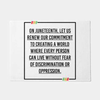 Juneteenth, Freedom of African American. Deurmat