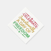 Juneteenth, Freedom of African American. Servet (Hoek)