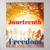 Juneteenth Freedom Poster (Voorkant)