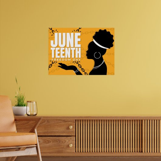 Juneteenth Freedom Poster (Woonkamer 2)