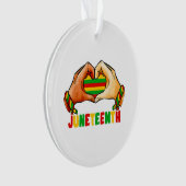 Juneteenth Hart Juneteenth Hart Ornament (voorkant)