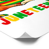 Juneteenth hart Juneteenth hart Poster (Hoek)