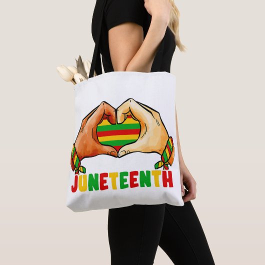 Juneteenth Heart Draagtas (Dichtbij)