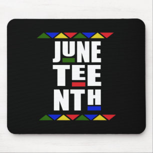 Juneteenth Independence Day retro viering Muismat