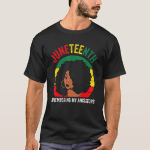 Juneteenth is de echte Onafhankelijkheidsdag 1865 T-shirt