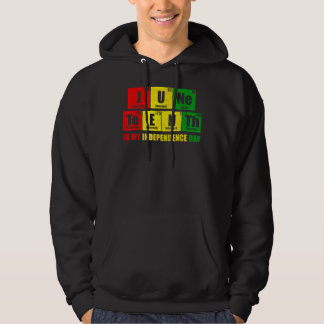 Juneteenth is mijn Onafhankelijkheidsdag 1865 peri Hoodie