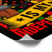 Juneteenth is mijn Onafhankelijkheidsdag Free ISH Poster (Hoek)