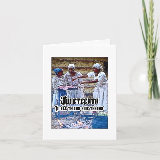 Juneteenth Kaart (Voorkant)