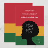 Juneteenth Kaart (Voorkant / Achterkant)