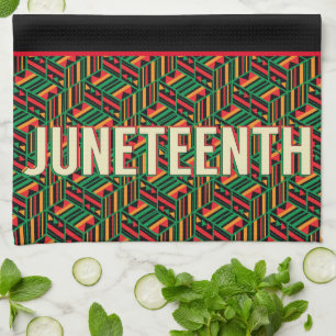 Juneteenth keukenhanddoek