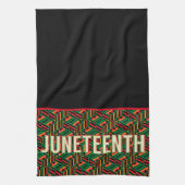 Juneteenth keukenhanddoek (Verticaal)